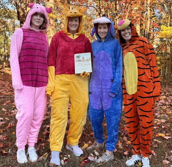 Fourth Grade Teachers Live in the Hundred Acre Woods for Character Day
