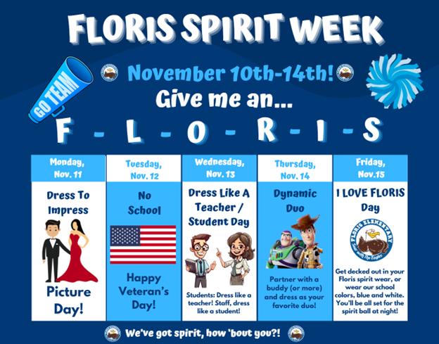 Spirit Week- Nov 2025