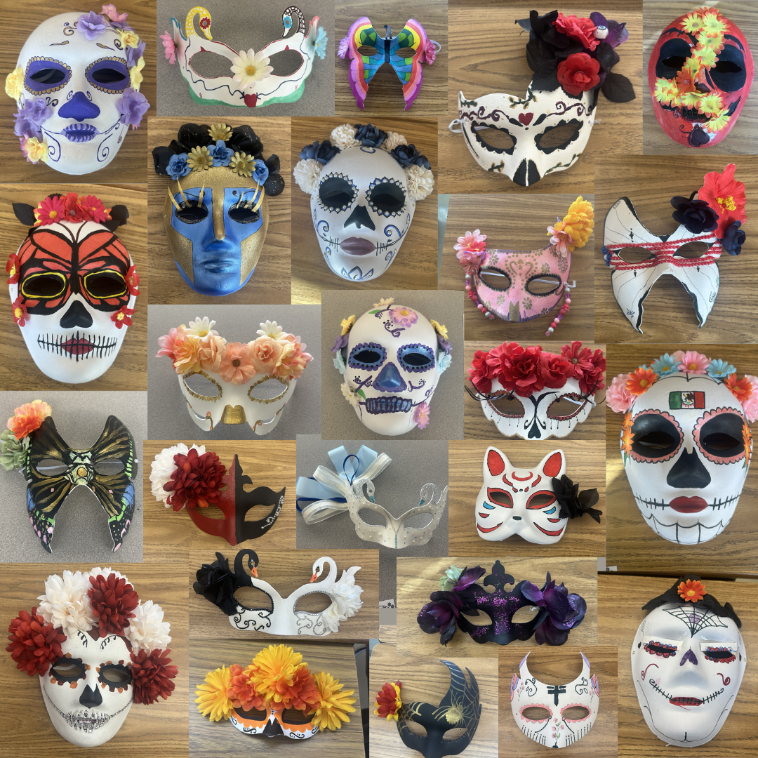 Day of the dead masks