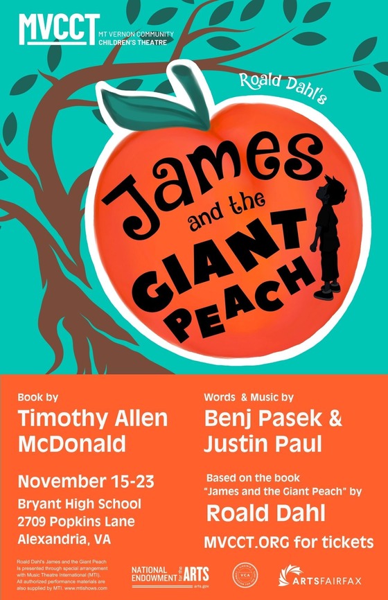 James and the Giant Peach - Mount Vernon Community Children's Theater 