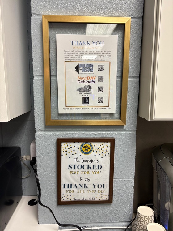 fairview teacher lounge photos and dedications