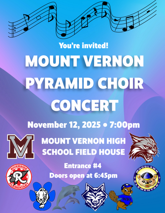 Mount Vernon Choir Flyer in English