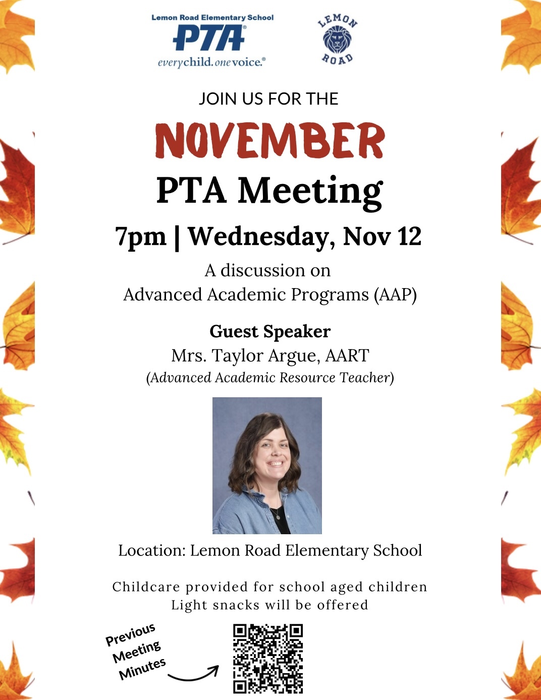 PTA Meeting