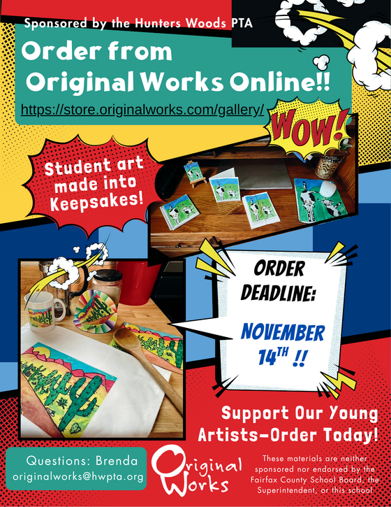 Original works flyer