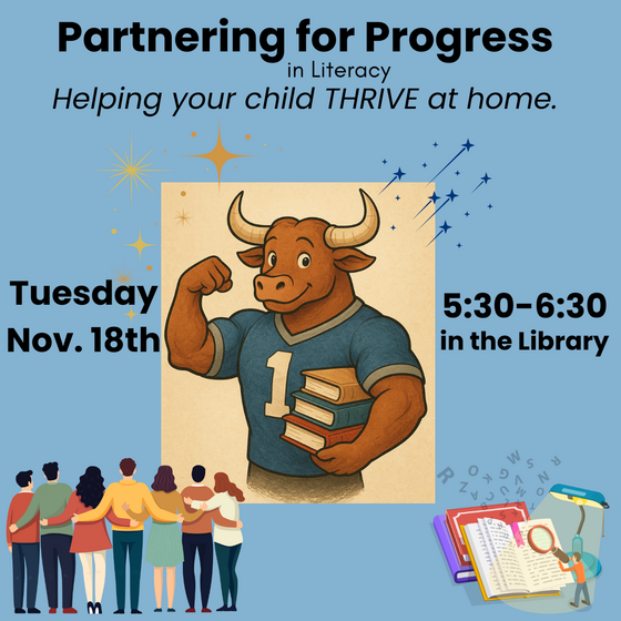 Partnering for literacy flyer