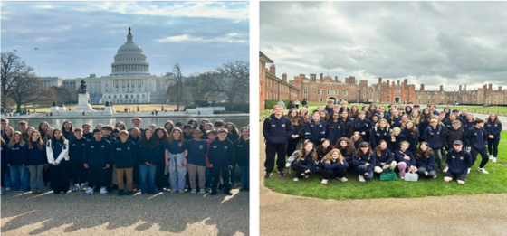 Students in exchange program