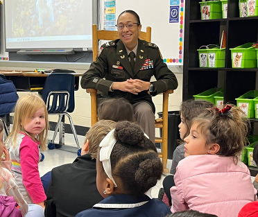 Students got a chance to hear military speakers and ask questions!