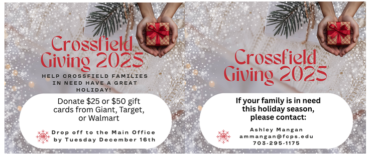 Crossfield Gives Back