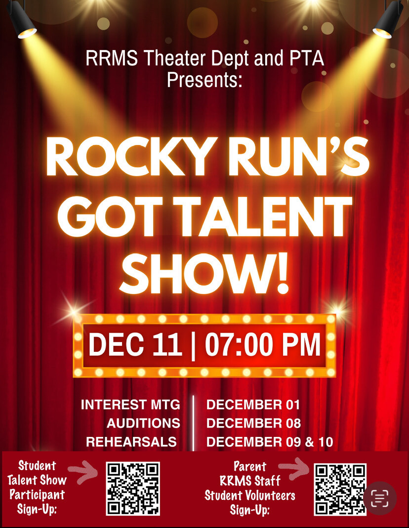 RRMS Talent Show flyer