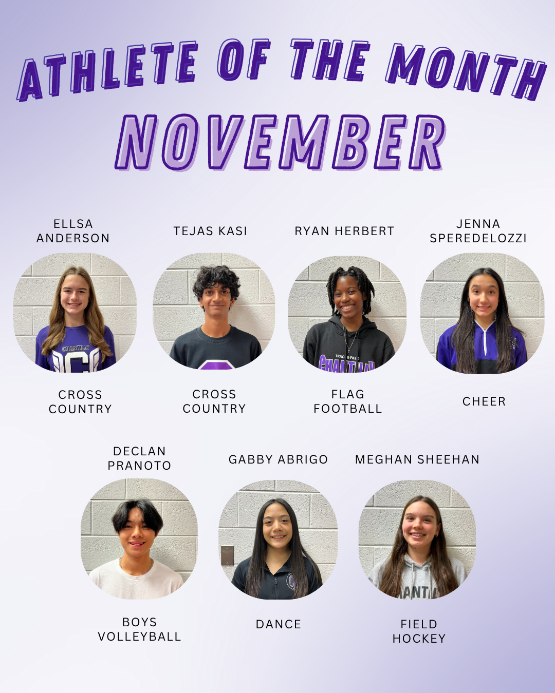 Athlete of the Month