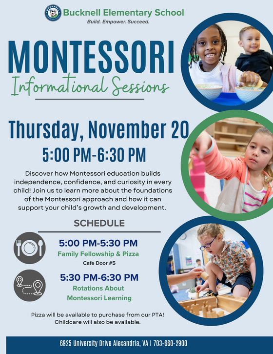 Montessori Information Session at Bucknell English