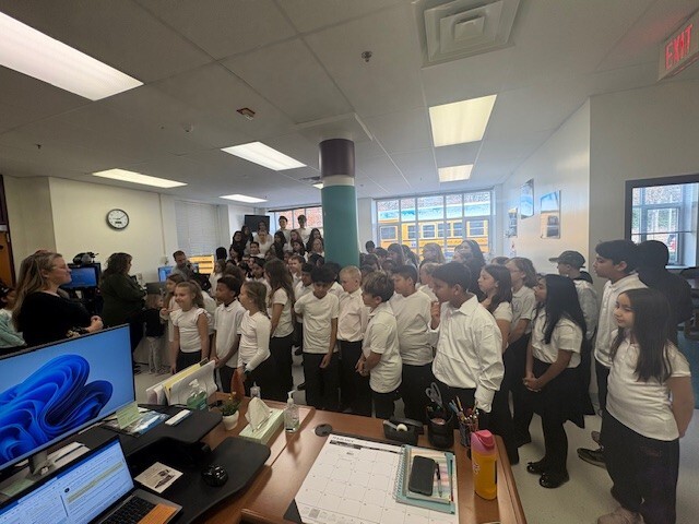 Veterans choral performance