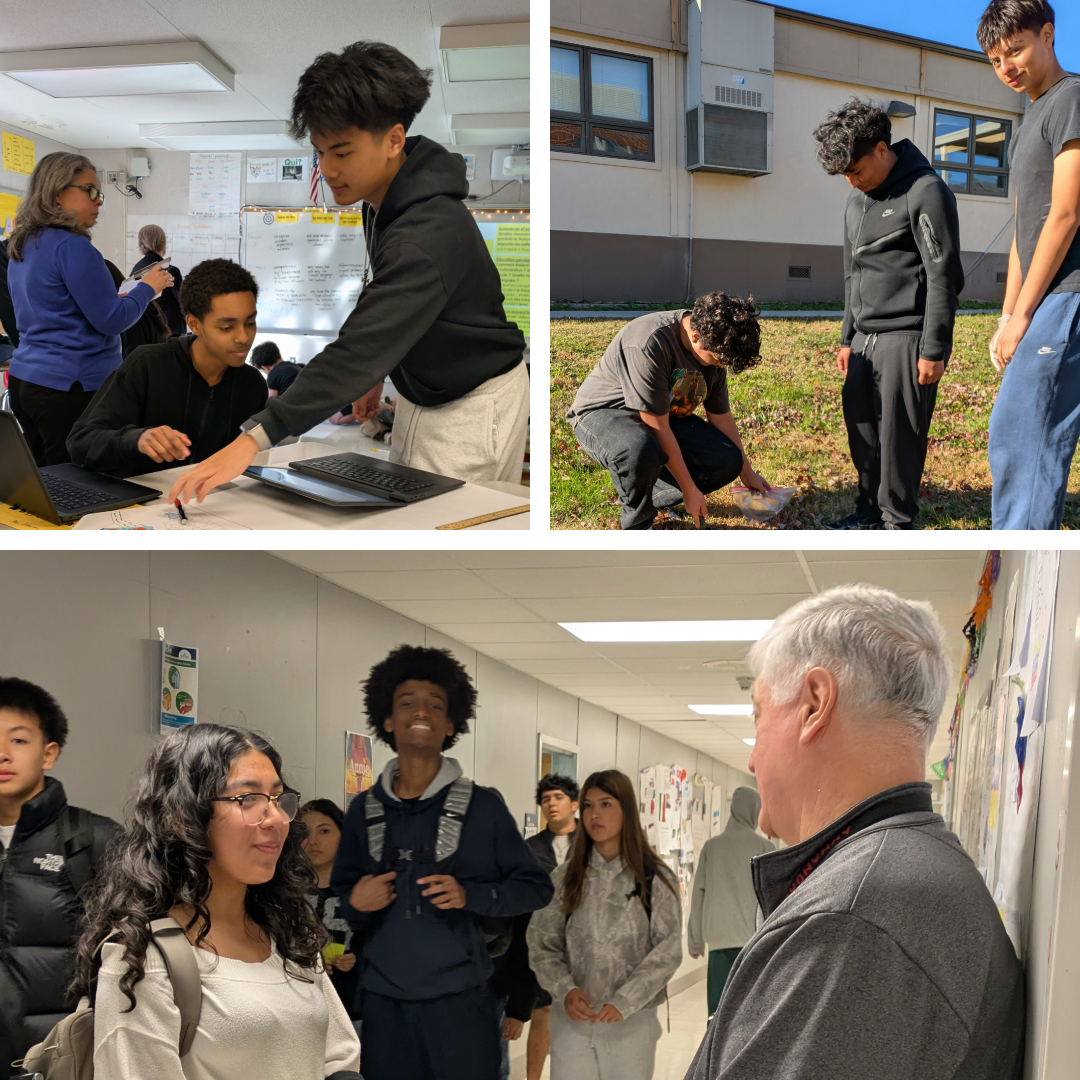 collage of students and staff