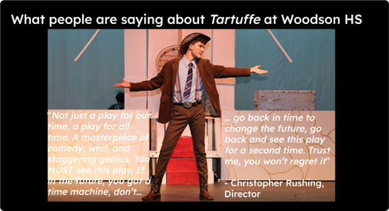 Tartuffe at Woodson HS