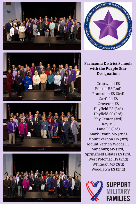 Purple Star Designation Photos