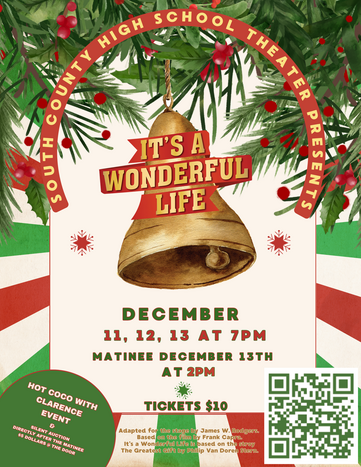 Flyer for Its a Wonderful Life Production