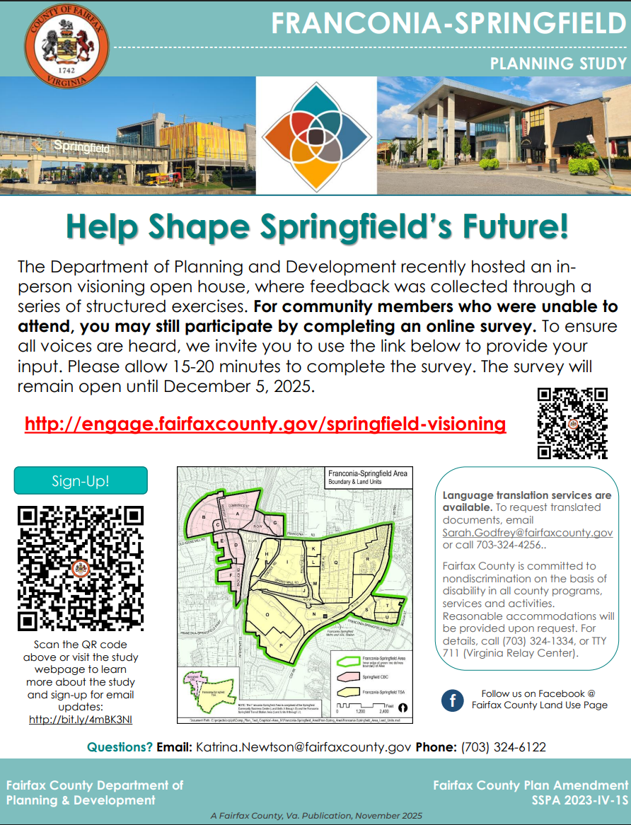 Franconia-Springfield Planning Study