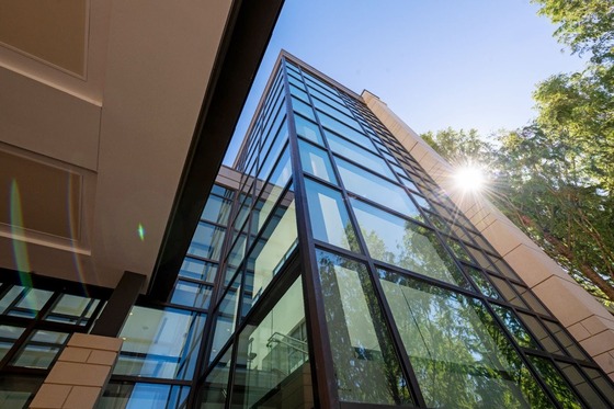 exterior shot of new western high school