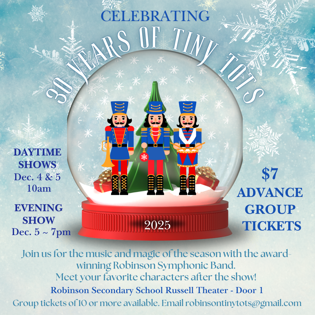 Robinson Secondary School Celebrating 30 Years of Tiny Tots