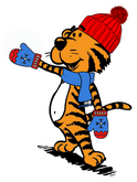 Days of Cheer Winter Tiger