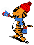 Days of Cheer Winter Tiger