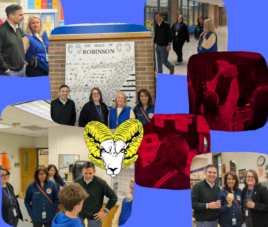 Helmer visit collage