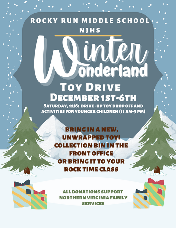NJHS Toy Drive Flyer