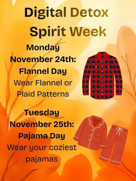 Spirit Week 11/24-25