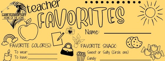 Teachers' Favorites Lists artwork