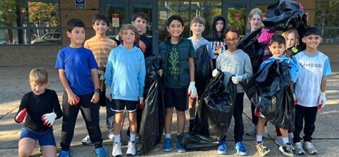 Kids Do Good Club Cleans Up Willow Springs school grounds.