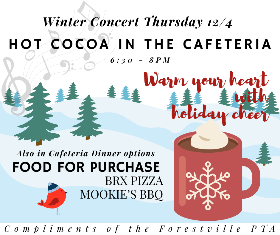 Hot Cocoa in the Cafeteria