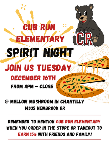 Cub Run Spirit Night _ Mello Mushroom