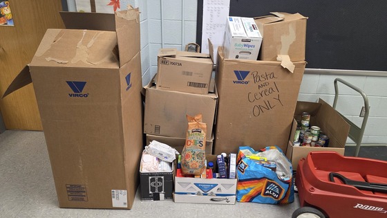 food drive collection