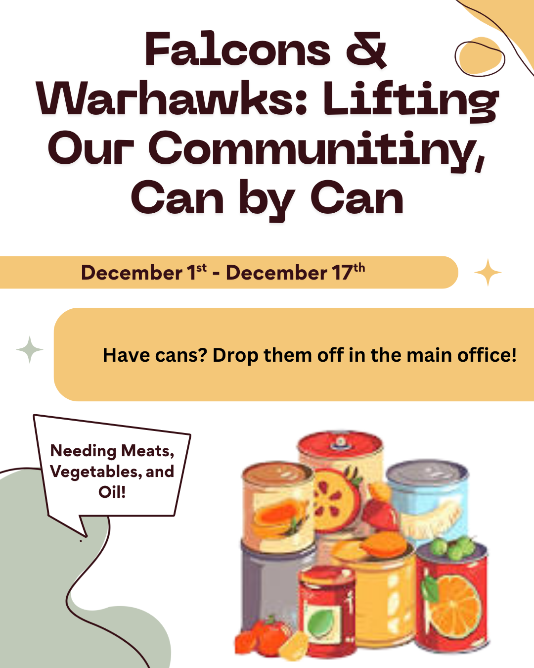 Canned Food Drive