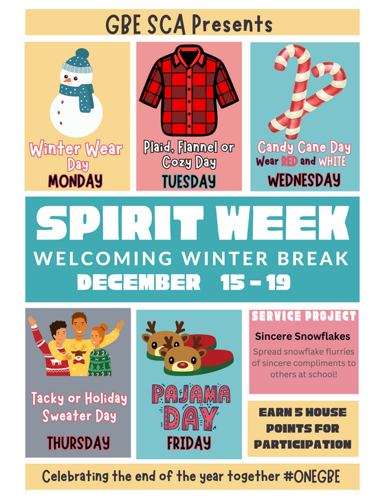 SCA Spirit Week
