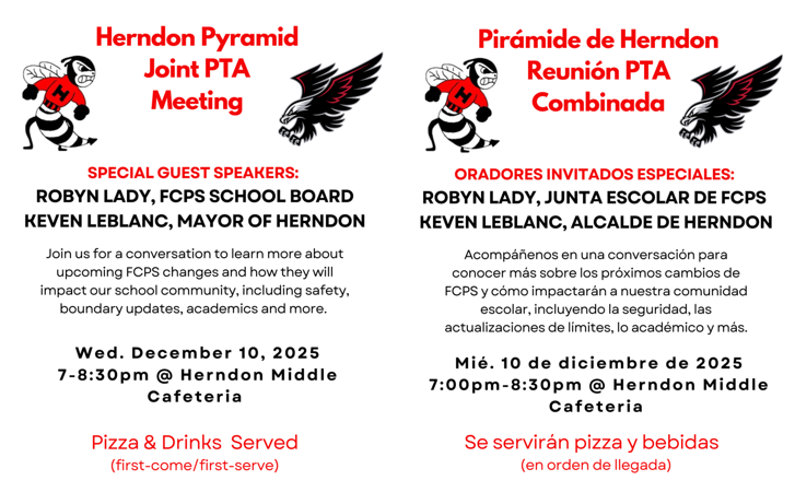 Herndon Pyramid PTA Meeting