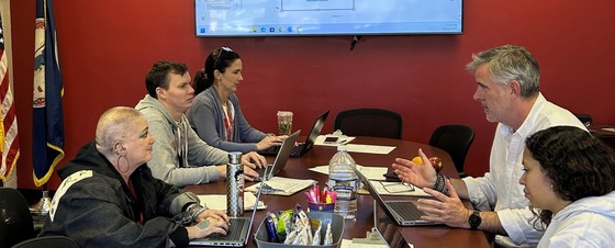 Teachers working together