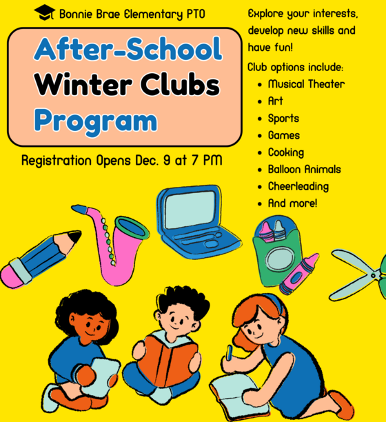 PTO Winter Clubs