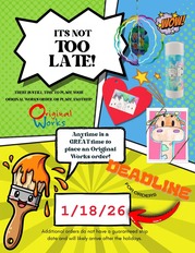 Original Works- not too late