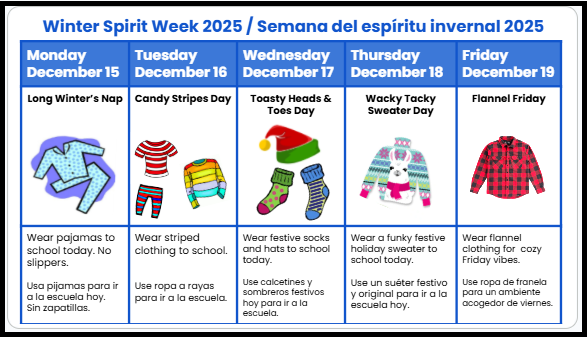winter spirit week