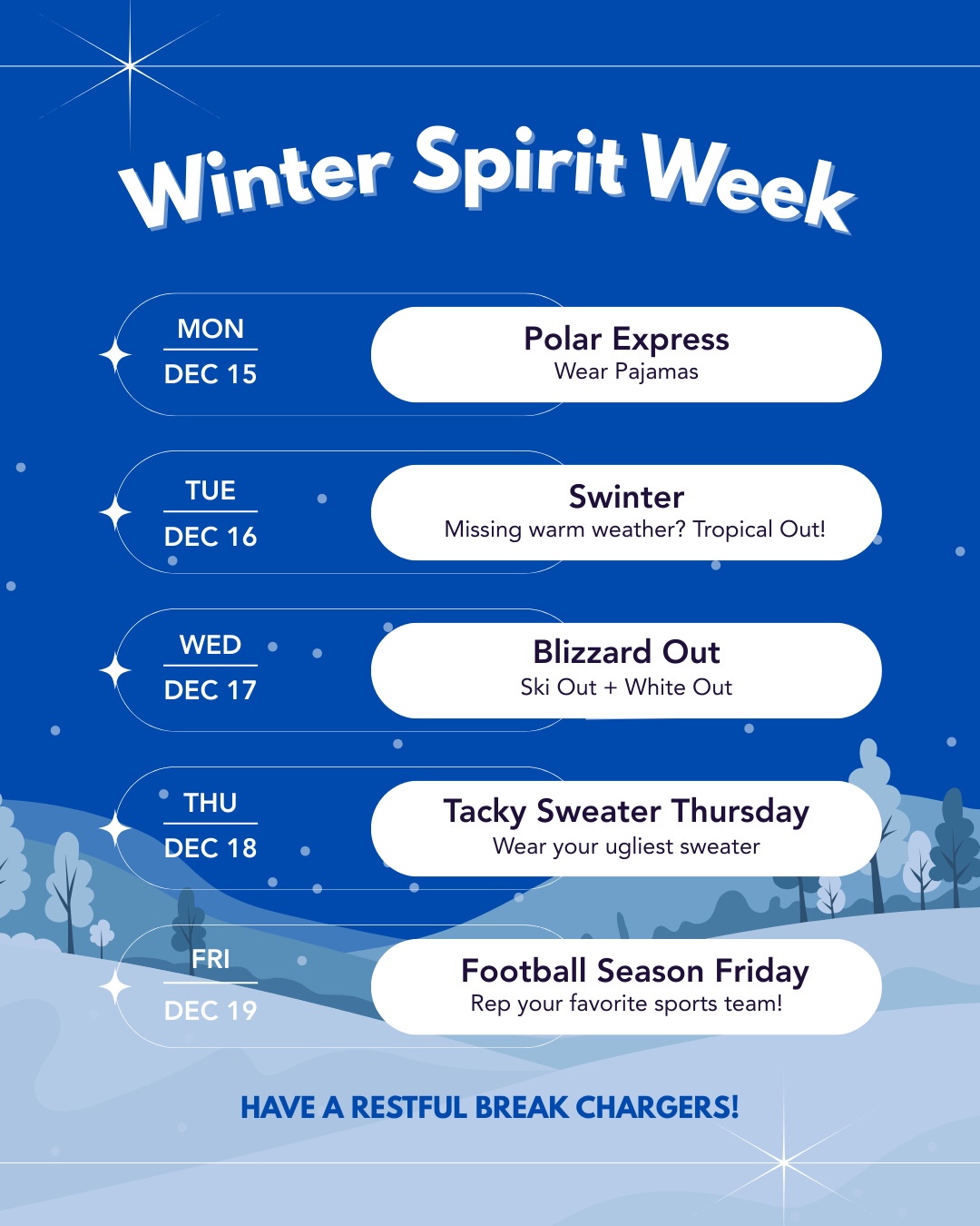 Winter Spirit Week