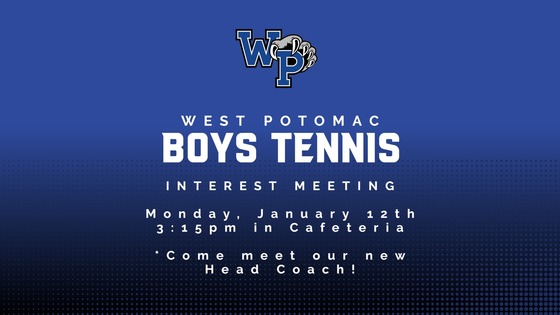 Boys Tennis Interest Meeting