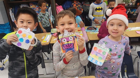 Ms. Lashari's First Graders Enjoy a Hot Chocolate Party!