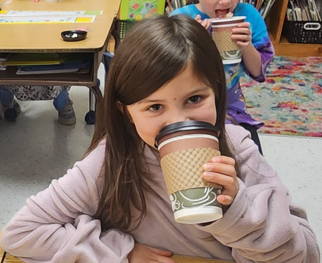 Ms. Lashari's First Graders Enjoy a Hot Chocolate Party!