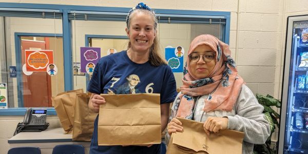 Two Brookfield Volunteers