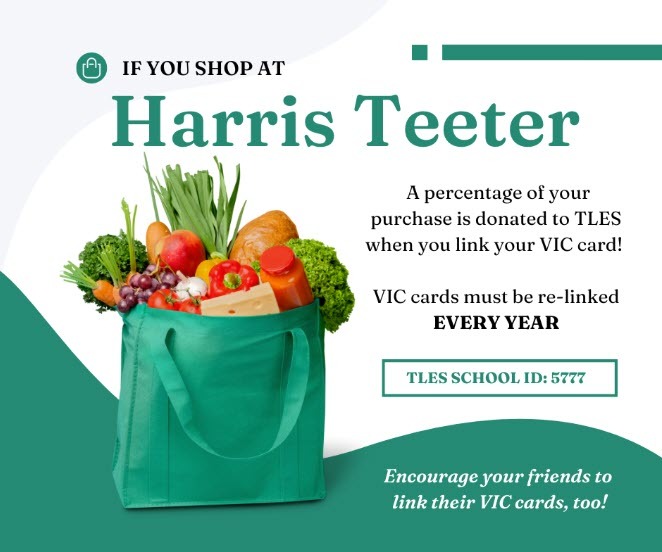 A percentage of your purchase at Harris Teeter is donated to Timber Lane when you link your VIC Card
