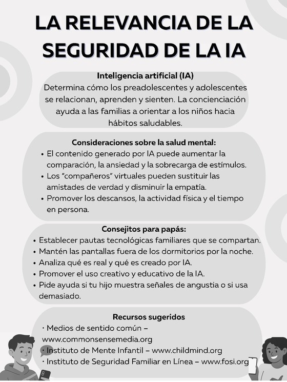 AI flyer Spanish