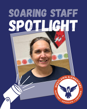 Ms. Lentz is in the soaring staff spotlight