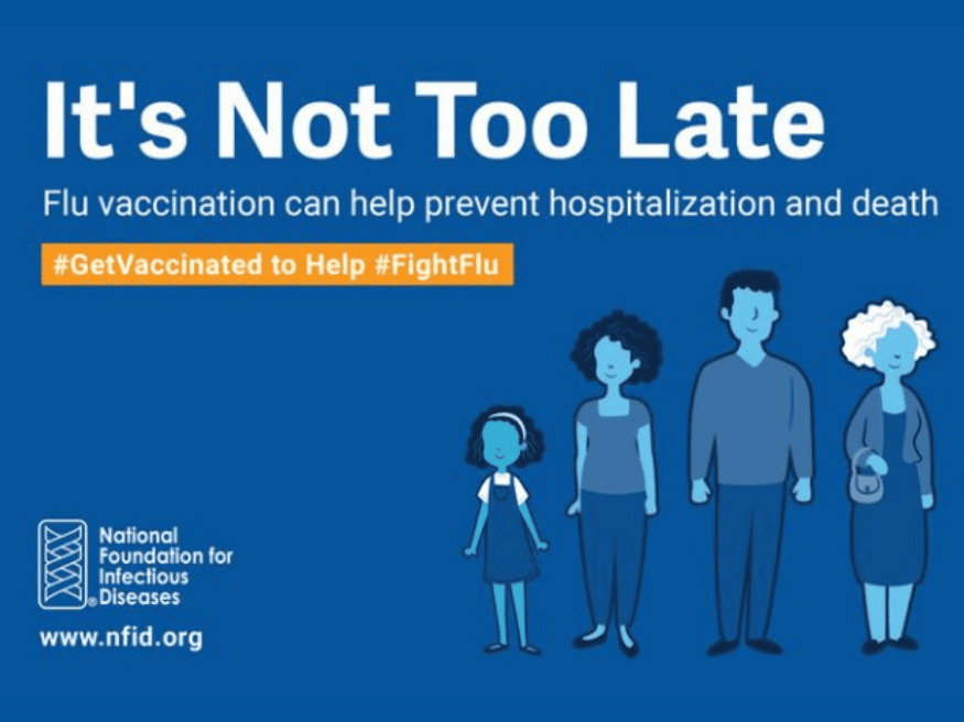 Graphic with text "It's Not too Late"