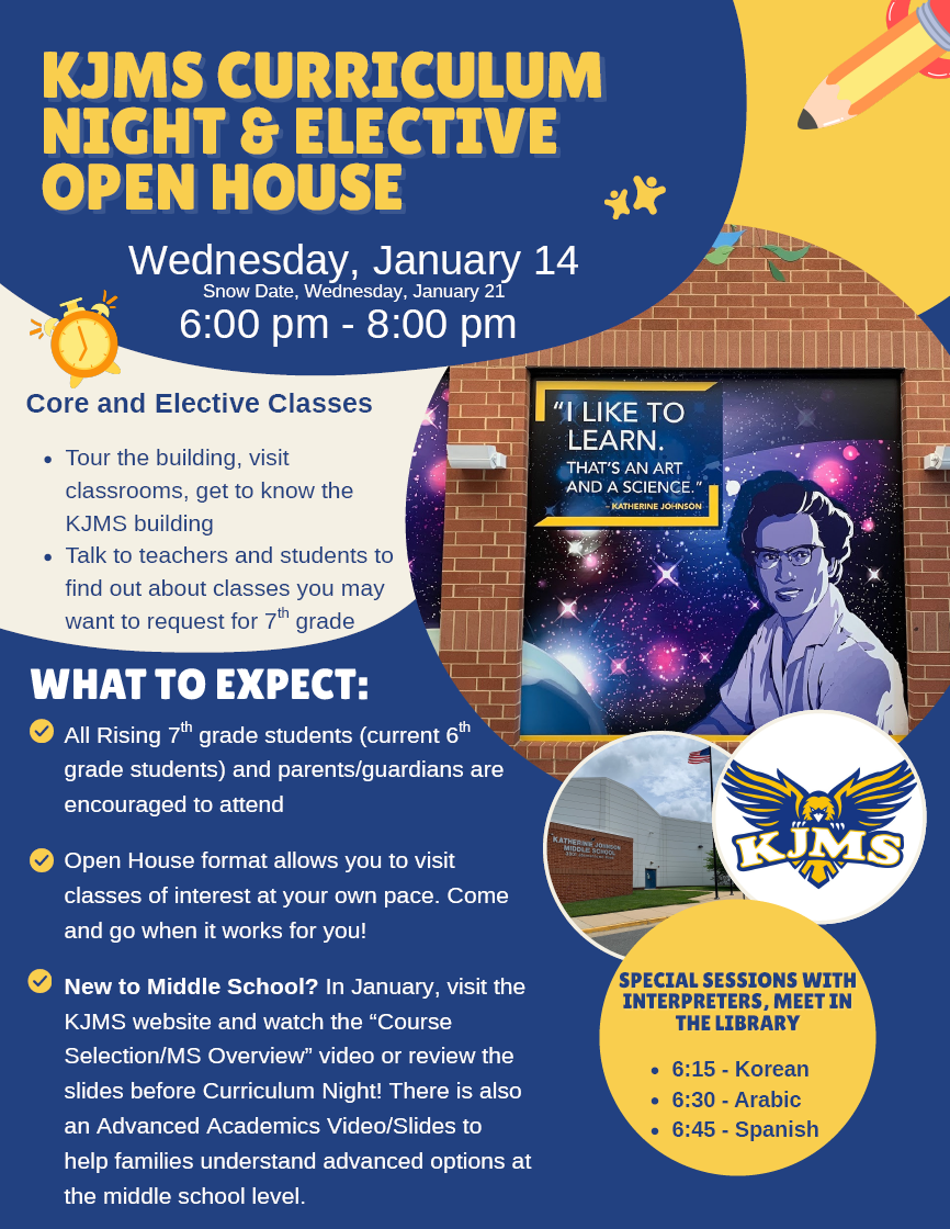 KJ Curriculum Night 